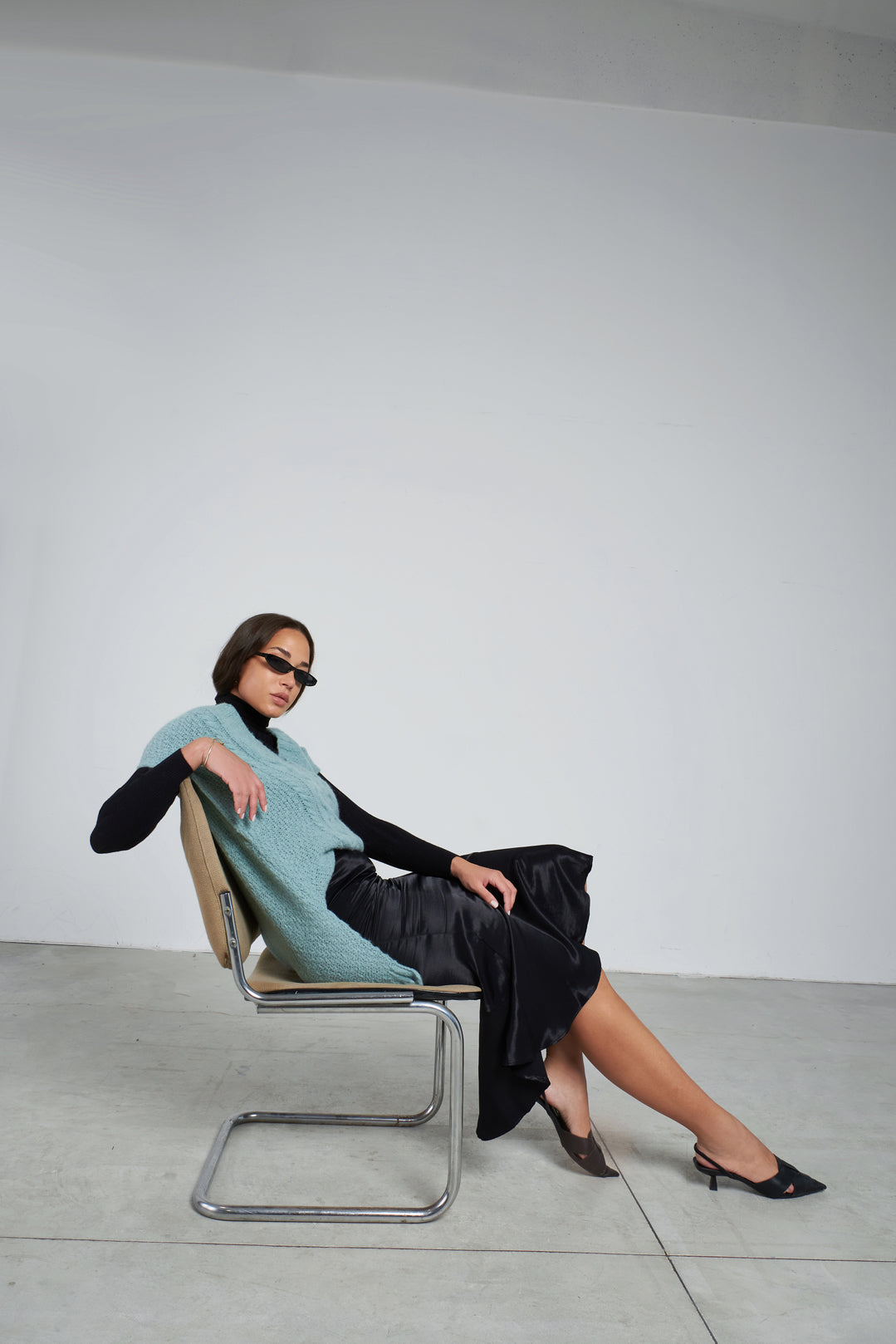 Gilet Oversize in Misto Alpaca e Lana Merino - Edith