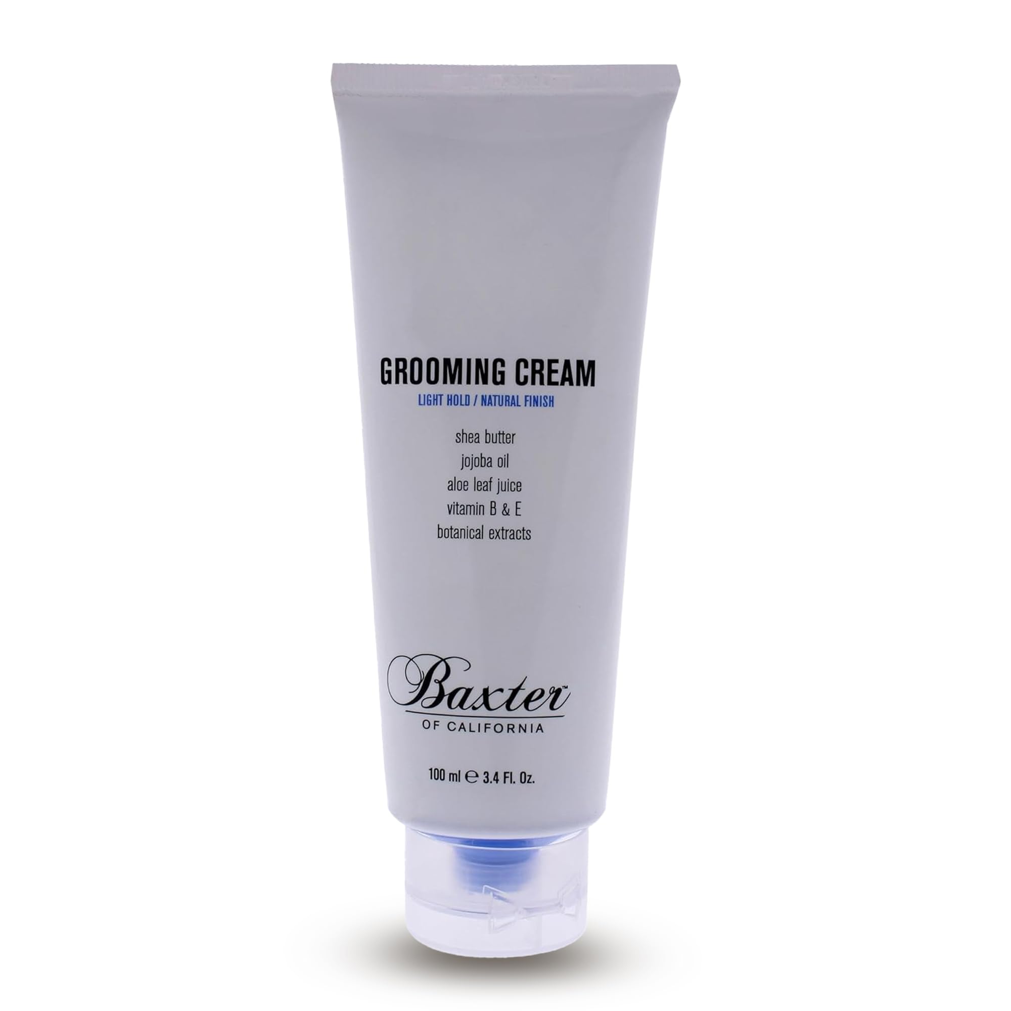 Baxter of California Grooming Cream for Men | Light Hold | Natural Finish | Hair Styler | 3.4 oz